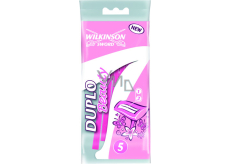 Wilkinson Sword Duplo Beauty jednorazowe maszynki do golenia, 2 ostrza, 5 sztuk