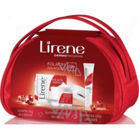 Lirene Folacin Advanced 50+ denní krém + oční krém a taštička, kosmetická sada