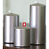 Lima Metal Serie świeczka srebrna walec 80 x 100 mm 1 sztuka