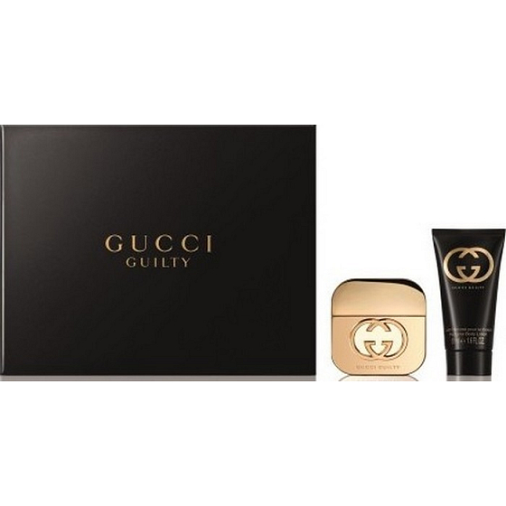 Gucci Guilty toaletní voda pro ženy 50 ml + tělové mléko 100 ml, dárková sada