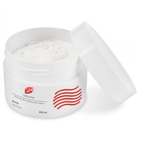 Aromatica Bebutter Bio Grep šlehané bambucké máslo proti celulitidě na zpevnění těla 200 ml