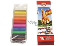 Koh-i-Noor Modelina szkolna żyrafa 10 kolorów po 20 g
