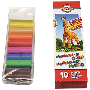 Koh-i-Noor Modelina szkolna żyrafa 10 kolorów po 20 g