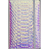 Albi Blok holografický linkovaný na gumičku Modro-stříbrný 14 x 9 x 1,5 cm