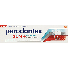 Parodontax Dásně + Oddech & Wrażliwość pasta do zębów z fluorem, 75 ml