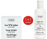 Ziaja Kozí mléko noční krém pro suchou pleť s vrásky 50 ml + Kozí mléko pleťové mléko a tonik 2v1 pro suchou pleť 200 ml, duopack