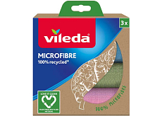 Vileda ściereczka z recyklowanych włókien, 3 szt.