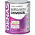 DENAS UNIWERSAL-SATIN farba na drewno, metal i beton, 0120 antracyt, 0,7 kg