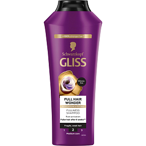 Schwarzkopf Gliss szampon  Full Hair Wonder 400ml