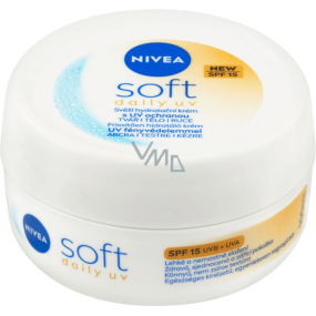 Nivea Soft Svěží hydratační krém s UV ochranou SPF15 100ml Nivea Soft Svěží hydratační krém s UV ochranou SPF15 100ml