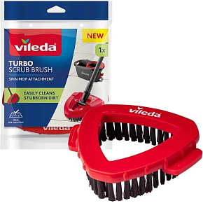 Vileda Turbo szczotka czyszcząca 1 sztuka Vileda Turbo szczotka czyszcząca 1 sztuka