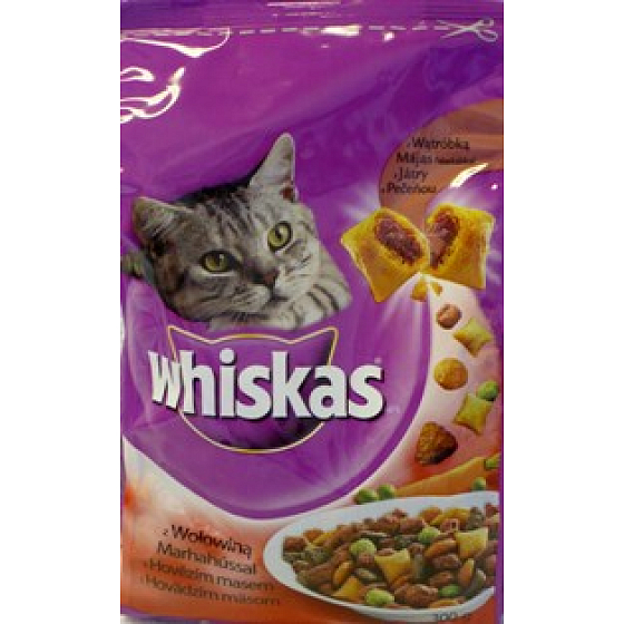 Whiskas Dry s hovězím masem 300 g