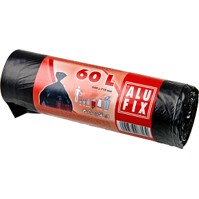 Alufix worki na odpady, 10 µ, 64 × 71 cm, 60 l, 20 sztuk