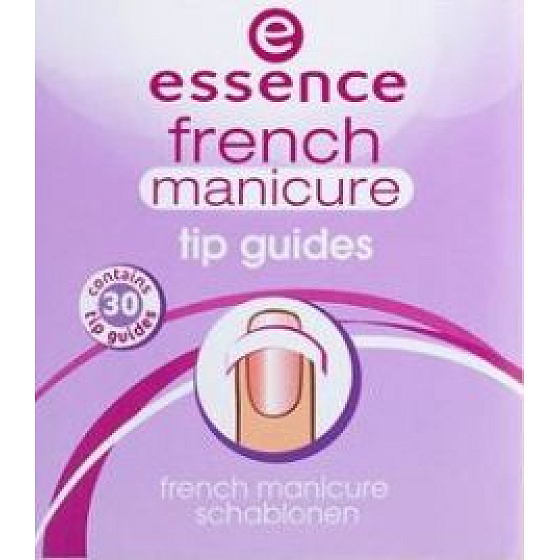 Essence Tip Guides šablonky pro francouzskou manikúru 30 kusů
