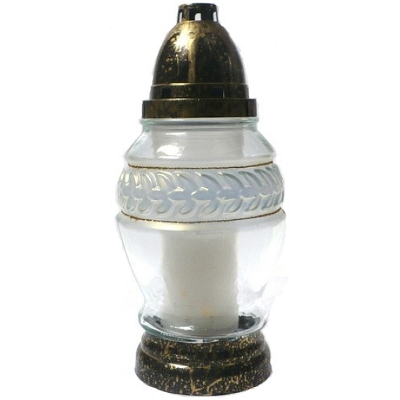 Rolchem Lampa skleněná Střední 22 cm Z-29