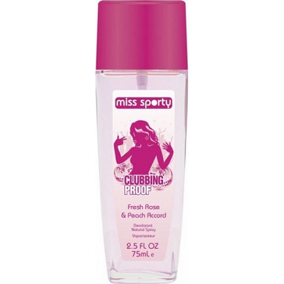 Miss Sporty Love 2 Love Clubbing Proof parfémovaný deodorant sklo pro ženy 75 ml