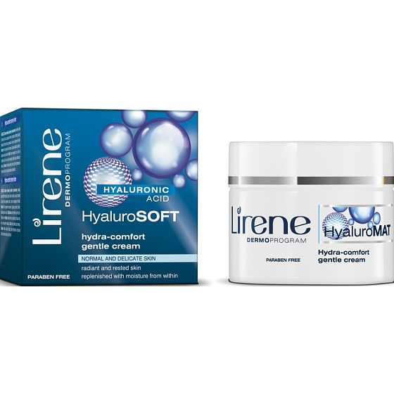 Lirene Hyaluro Soft Hydra-comfort jemný krém 50 ml
