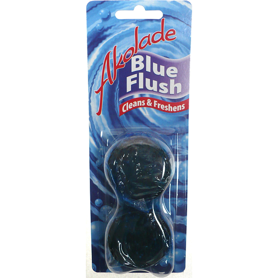 Akolade Blue Flush Cleans & Freshens Wc blok do nádržky 2 x 50 g