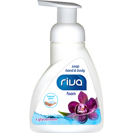 Riva Foam pěnové tekuté mýdlo s glycerinem 300 g