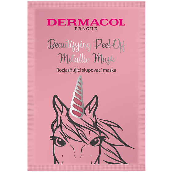 Dermacol Brightening Peel-Off rozjaśniająca slupovací maska do twarzy 15 ml