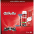 Gillette Mach3 Turbo holicí strojek + náhradní hlavice 2 kusy + pěna na holení 250 ml + Old Spice Original sprchový gel 250 ml, kosmetická sada pro muže