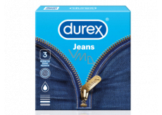 Durex Jeans gładki kondom, nominalna szerokość: 56 mm 3 sztuki