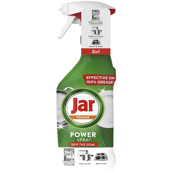 Jar Power Orange 3w1 spray do naczyń i powierzchni kuchennych 500 ml rozpylacz