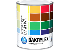 Bakrylex Uniwersalny połysk V2066 kolor na drewno i metal, 0225 brązowy, 700 g