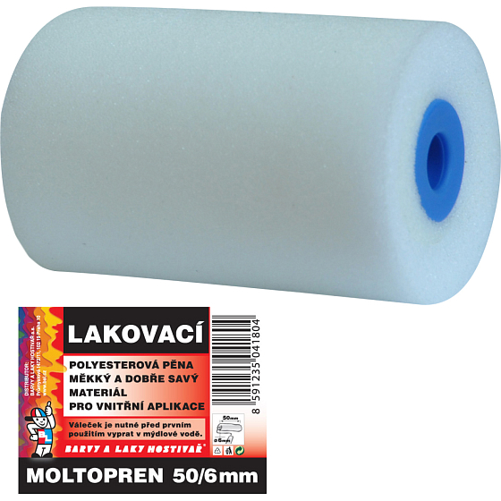 BARVY A LAKY HOSTIVAŘ Moltopren wałek do malowania do uchwytu 6 mm, 55 mm