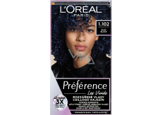 L'oreal Paris Préférence Vivid Colors barva na vlasy, Blue Black 1.102