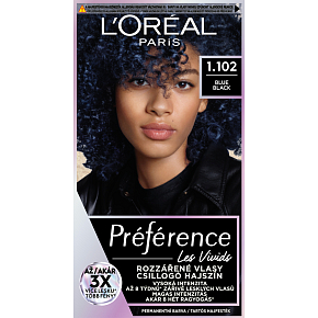 L'oreal Paris Préférence Vivid Colors farba do włosów, Niebiesko-czarny 1.102