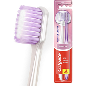 Colgate Gentle Clean Sensitive szczoteczka do zębów 2-pack