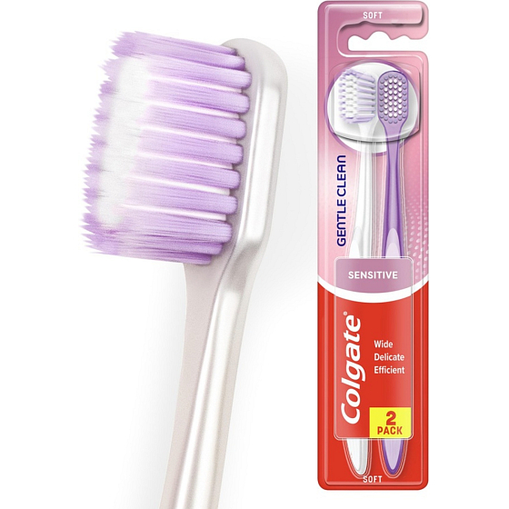 Colgate Gentle Clean Sensitive szczoteczka do zębów 2-pack