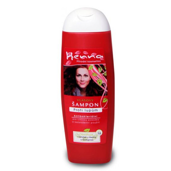 Henna Przeciwłupieżowa z działaniem antybakteryjnym z ekstraktami z henny i Octopiroxu szampon do włosów 225 ml