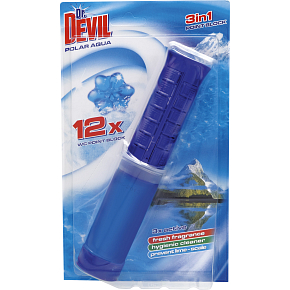 Dr. Devil 3w1 Point Block WC blok w tubie Polar Aqua, 75 ml