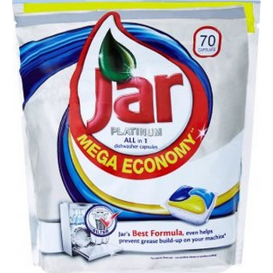 Jar Platinum All in 1 kapsle do myčky nádobí 70 kusů