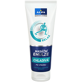 Alpa Sport Star Relax po výkonu Chłodząca emulsja masująca z mentolem i ekstraktami roślinnymi 210 ml