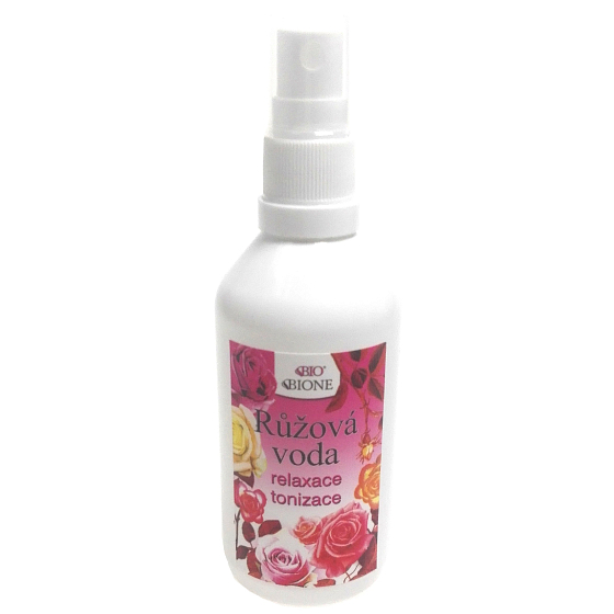 Bione Cosmetics Bio Różowa woda do nawilżania, orzeźwiania i perfumowania skóry i włosów spray 115 ml
