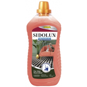 Sidolux Universal Pet Odor Neutralizer mycí prostředek na všechny omyvatelné povrchy a podlahy 1 l