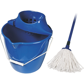 Spokar Cotton zestaw do sprzątania, wiadro, wyciskacz, mop, 1 zestaw
