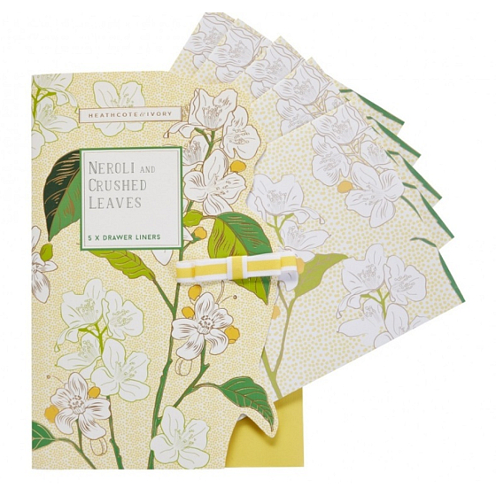 Heathcote & Ivory Neroli & Lime Leaves parfémovaný papír 5 archů