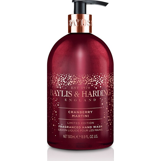 Baylis & Harding Brusinkové Martini tekuté mýdlo na ruce dávkovač 500 ml