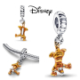 Charm Srebrna 925 Disney Kubu Puchatek - Tygrysek, zawieszka na bransoletkę