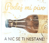 Albi Magnetka z tłoczeniem Podej mi pivo a nic się nie stanie! 6,5 x 6,5 cm
