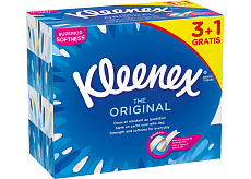 Kleenex Original 3-warstwowe chusteczki papierowe w pudełku, 4× 72 szt.