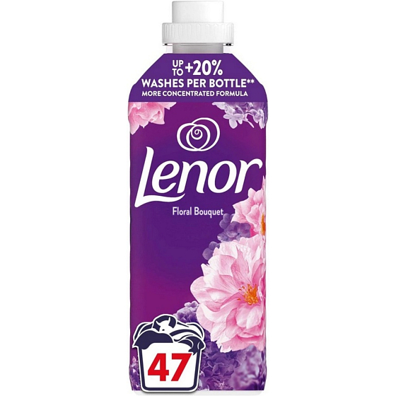 Lenor Amethyst & Floral Bouquet aviváž 47 praní, 987 ml