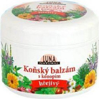 Luna Natural balsam koński z konopiami rozgrzewający 300 ml