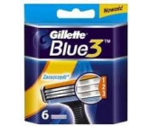 Gillette Blue 3 náhradní hlavice 3břity pro muže 6 kusů