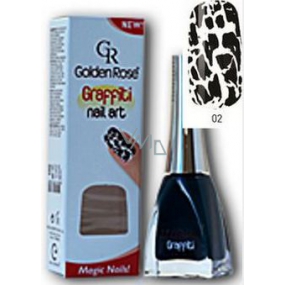 Golden Rose Graffiti Nail Art praskající lak na nehty odstín 02 12 ml