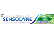 Sensodyne Fluoride z azotanem potasu pasta do zębów zmniejsza wrażliwość zębów i odsłoniętych szyjek 75 ml